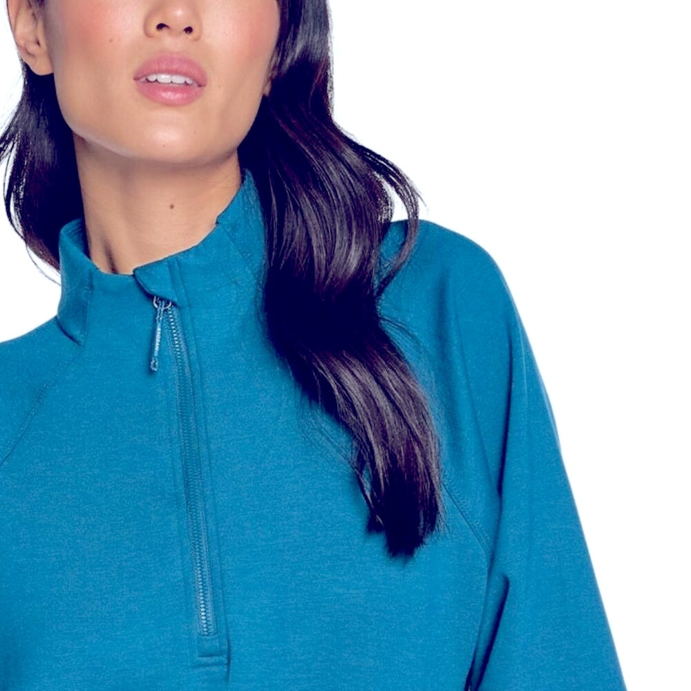 Super Soft Kyodan Outdoor Mock Neck Half Zip Sweatshirt